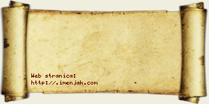 Andjelina Crnjanski vizit kartica